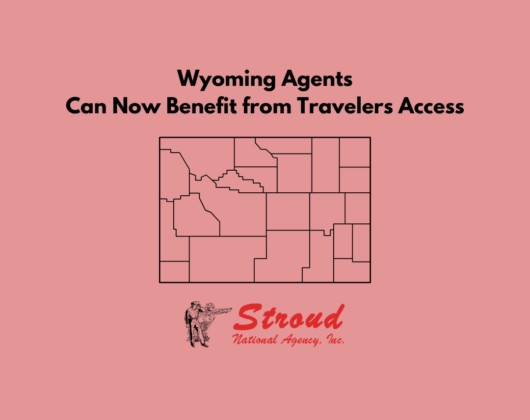 Wyoming Agents Can Now Benefit from Travelers Access - Stroud National Agency, Inc. is a managing general agency (MGA) and wholesale insurance broker. We offer independent insurance agents in TX, OK, KS, NE, NM, AR, AZ, CO, IA, ID, MN, MO, MT, ND, OR, SD, UT, and WY market opportunities for farm and ranch, irrigation, small business commercial, and manufactured homes insurance.