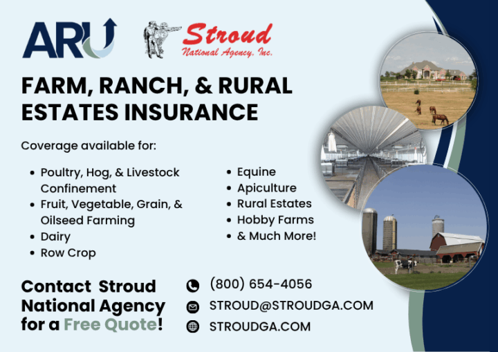 Farm ranch and rural estates insurance from Stroud and ARU