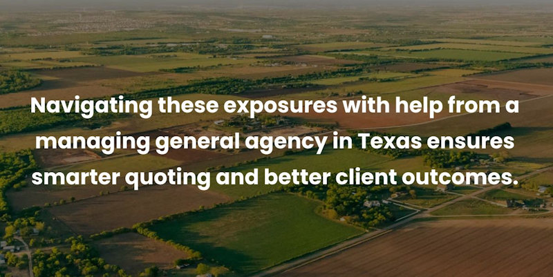Navigating these exposures with help from a managing general agency in Texas ensures smarter quoting and better client outcomes.