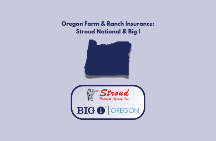 Oregon outline with Stroud National Agency, Inc. and Big I Oregon logos, announcing Stroud National as a new Big I Oregon Bronze Premier Partner for 2026. The partnership supports Oregon Farm & Ranch Insurance and connects independent agents with reliable farm and ranch markets.
